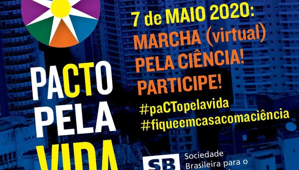 SBPC Regional Acre convida comunidade para participar da Marcha Virtual pela Ciência