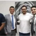 Da esquerda para a direita, Rodrigo Figueiredo, Raiff Pimentel Soares, Erick Conde e Lucas Guerra
momentos antes da pandemia (Foto: Assessoria)