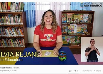 Os vídeos do Portal da Escola da Prefeitura de Rio Branco são de contação de história (Foto: Ascom PMRB)