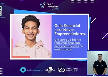 Evento realizado com apoio do Sebrae mobiliza estudantes de escolas públicas, por meio do empreendedorismo, a superarem desafios e realizarem sonhos ()