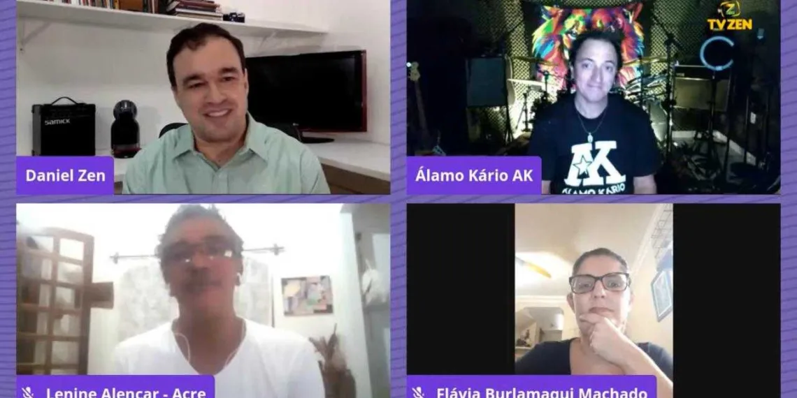 Daniel Zen discute a cultura durante a pandemia em live com artistas acreanos