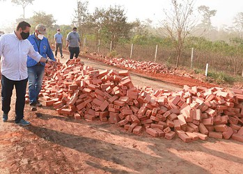 Major Rocha esteve em visita ao município de Senador Guiomard na quarta-feira (Foto: Marcos Vicentti SECOM ACRE)
