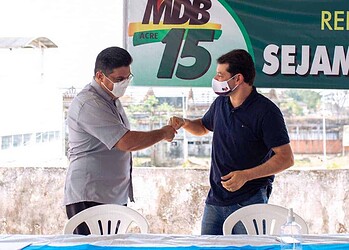 Republicanos e MDB anunciam aliança para a prefeitura de Rio Branco