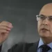 O governador do Rio de Janeiro, Wilson Witzel, fala à imprensa após reunião com o presidente da República, Jair Bolsonaro, no  Palácio do Planalto.