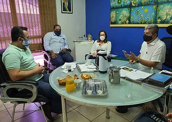 Alan Rick visita secretário Mauro Sérgio e reforça compromisso com a Educação no Acre