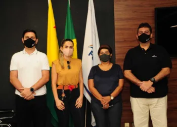 Sistema Fecomércio/AC recebe visita de representantes da SEET