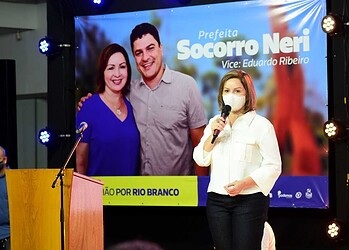 Socorro Neri, foi confirmada como candidata à reeleição durante convenção do PSB (Foto: Assessoria)