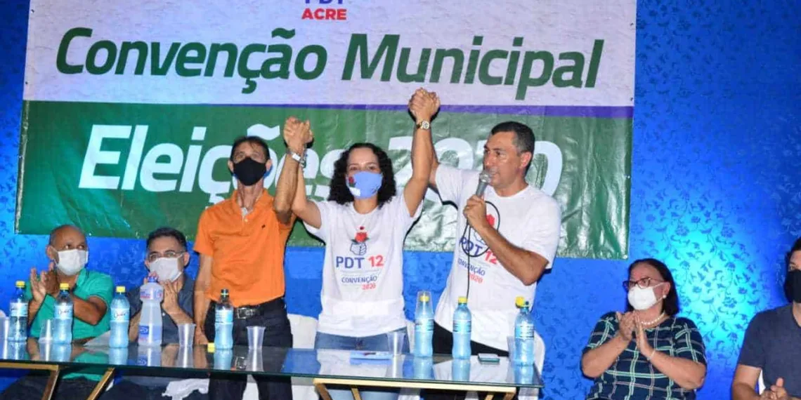 Maria Lucinéia de Lima Sérgio foi oficializada como candidata à Prefeitura de Tarauacá (Foto: Assessoria)