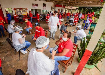 Nesta segunda foi a vez dos servidores da Secretaria Municipal de Zeladoria da Cidade serem atendidos (Foto: Cedida)