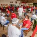 Nesta segunda foi a vez dos servidores da Secretaria Municipal de Zeladoria da Cidade serem atendidos (Foto: Cedida)