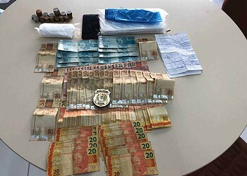 Polícia apreende mais de 4 mil reais em residência no Ramal do Canil