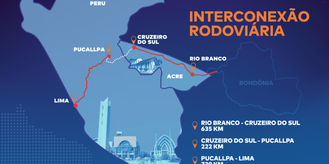 Há uma intenção de construção da estrada responsável por ligar Cruzeiro do Sul a Pucallpa (Imagem: Ascom Fecomércio/AC)