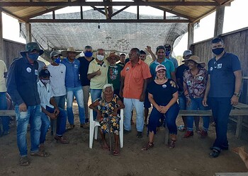Bocalom visitou os ramais Água Preta e Barro Alto na Rodovia AC-90, Transacreana (Foto: Assessoria)