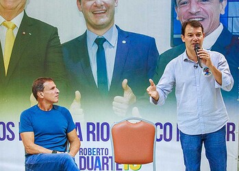 “Se não fosse o presidente Jair Bolsonaro, o Acre estaria em convulsão”, disse o senador Marcio Bittar durante encontro com apoiadores de Roberto Duarte