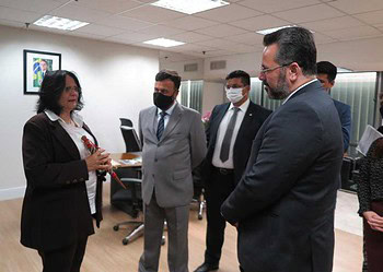 Foi solicitada à ministra a criação de uma força-tarefa interministerial para auxiliar o Acre com a imigração (Foto: Assessoria)