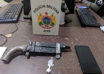 Homem é preso pela PM com arma artesanal no conjunto habitacional Cidade do Povo