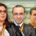 Desembargadora Waldirene Cordeiro foi eleita presidente; o desembargador Roberto Barros, vice-presidente, e o desembargador Élcio Mendes, corregedor-geral da Justiça (Foto: Gecom TJ/AC)