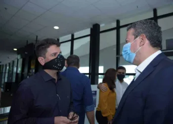 Em visita ao Acre, deputado federal Arthur Lira é recebido por Gladson Cameli