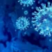 Coronavirus virus outbreak and coronaviruses influenza background as dangerous flu strain cases as a pandemic medical health risk concept with disease cells as a 3D render