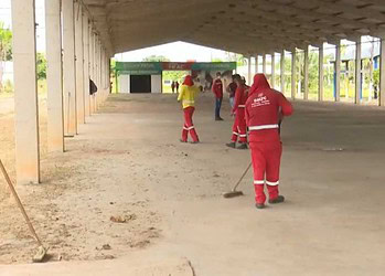 Prefeitura de Rio Branco começa a construir abrigos no Parque de Exposições