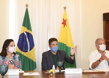 Gladson pede união à bancada federal do Acre para vencer a pandemia