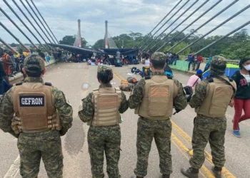 Cerca de 400 imigrantes se encontram na Ponte da Integração