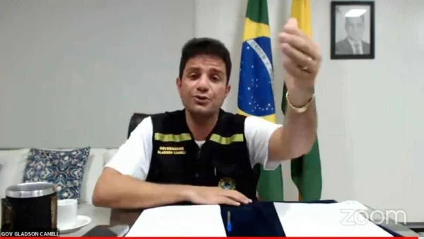 “Eu estou no limite”, declara Gladson Cameli em reunião da Comissão Especial de Enfrentamento à Covid-19