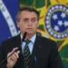 O presidente Jair Bolsonaro, durante o anúncio das Novas Medidas da CAIXA de Apoio às Santas Casas e aos Hospitais Filantrópicos
