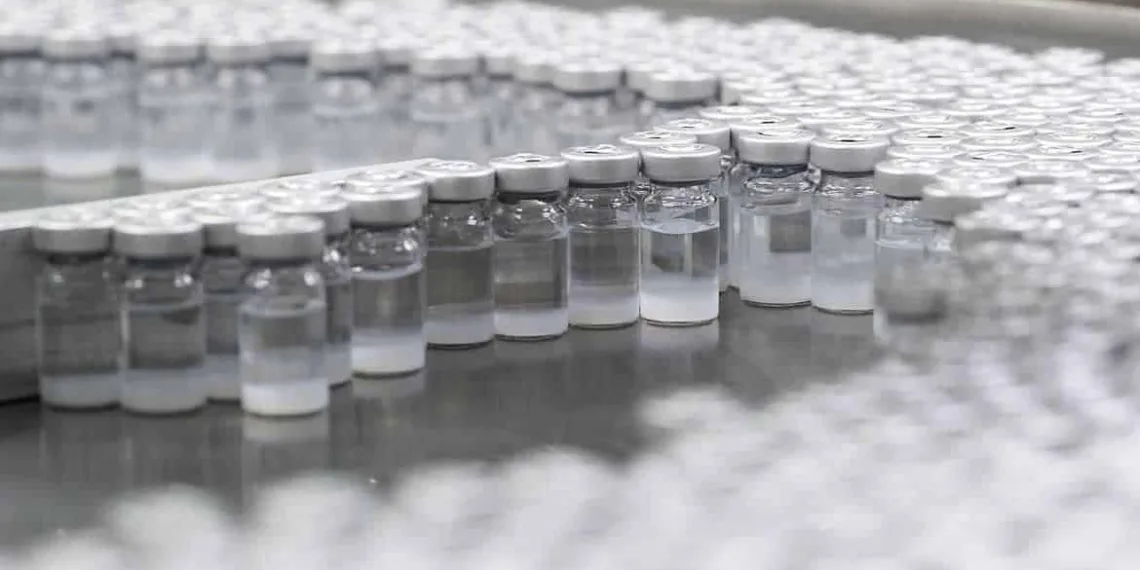 Vials containing CoronaVac, Sinovac's vaccine against the coronavirus disease (COVID-19), are seen at Butantan biomedical production center in Sao Paulo, Brazil January 22, 2021. REUTERS/Amanda Perobelli