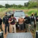 homem acusado de homicídio que estava se escondendo na zona rural do município de Plácido de Castro(Foto: Ascom PC/AC)