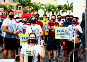 Defesa dos direitos sociais e manifestos contra privatizações marcam carreata do Sintect-AC em Rio Branco