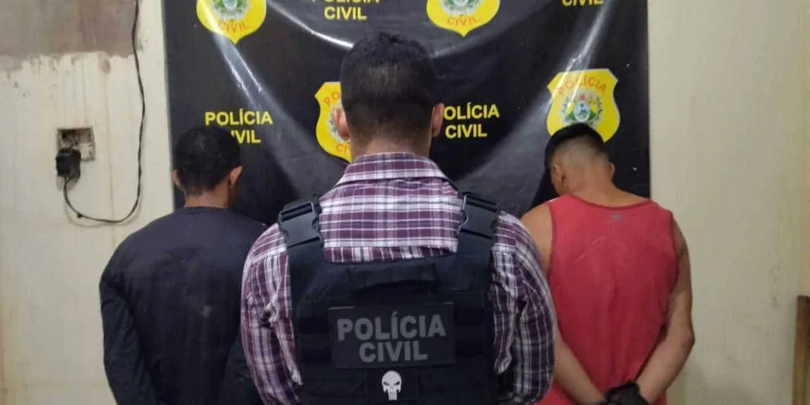 Ação conjunta das forças de segurança prende suspeitos de roubo de caminhonetes