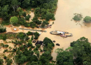 O município sofreu com alagamentos (Foto: Sérgio Vale / Acervo Secom Acre)