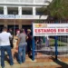 Em greve, servidores da saúde fazem protesto frente do prédio do Pronto-socorro