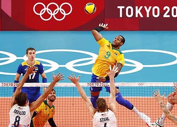 Olimpíada: Brasil bate EUA e se recupera no vôlei masculino