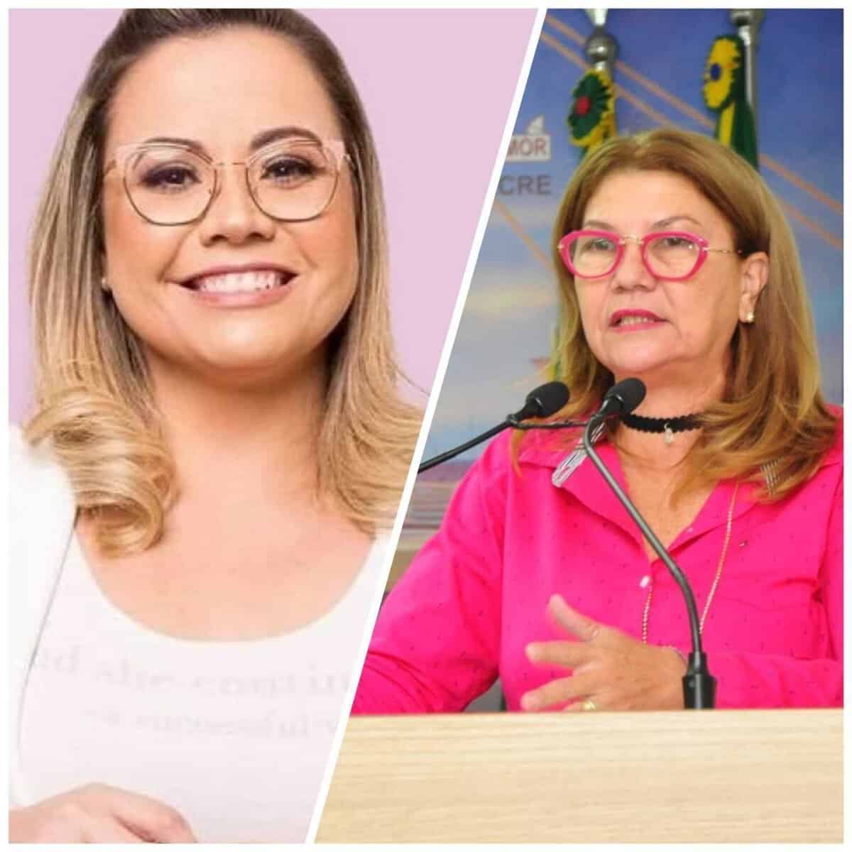 Michelle Mello e Lene Petecão, vereadoras, 2021