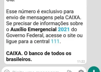 Caixa enviará informações para beneficiários do Auxílio Emergencial via Whats App