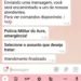 Segurança já registrou mais de 300 ocorrências via Telegram