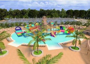 Parque aquático 'Amai Park' está em fase de obras e deve ser inaugurado em dezembro de 2022