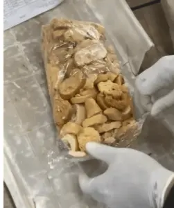 Polícia encontra droga dentro de pacote de torradas que seria entregue na Penitenciária
