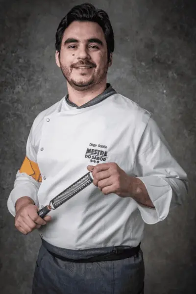 O chef Diogo Sabião arrasou durante sua participação no programa Mestre do Sabor 9 O chef Diogo Sabião arrasou durante sua participação no programa Mestre do Sabor