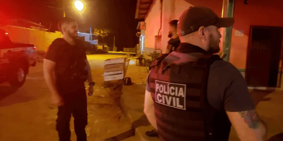 Dupla era responsável por cobrar e receber "mensalidade" dos comerciantes para a facção. (Foto: Polícia Civil)