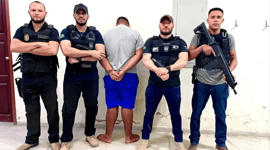 preso tráfico táxi polícia civil
