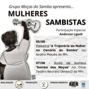 'Moças do Samba' realiza primeira roda presencial após o início da pandemia