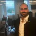 © Reprodução/Instagram Eduardo Bolsonaro na sede da rede social GTTR, em Nova York.