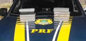 Mais de 10kg de cocaína são apreendidos pela PRF