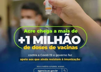 É com muita alegria que podemos dizer que o nosso Estado chegou a 1 milhão de vacinas disponíveis