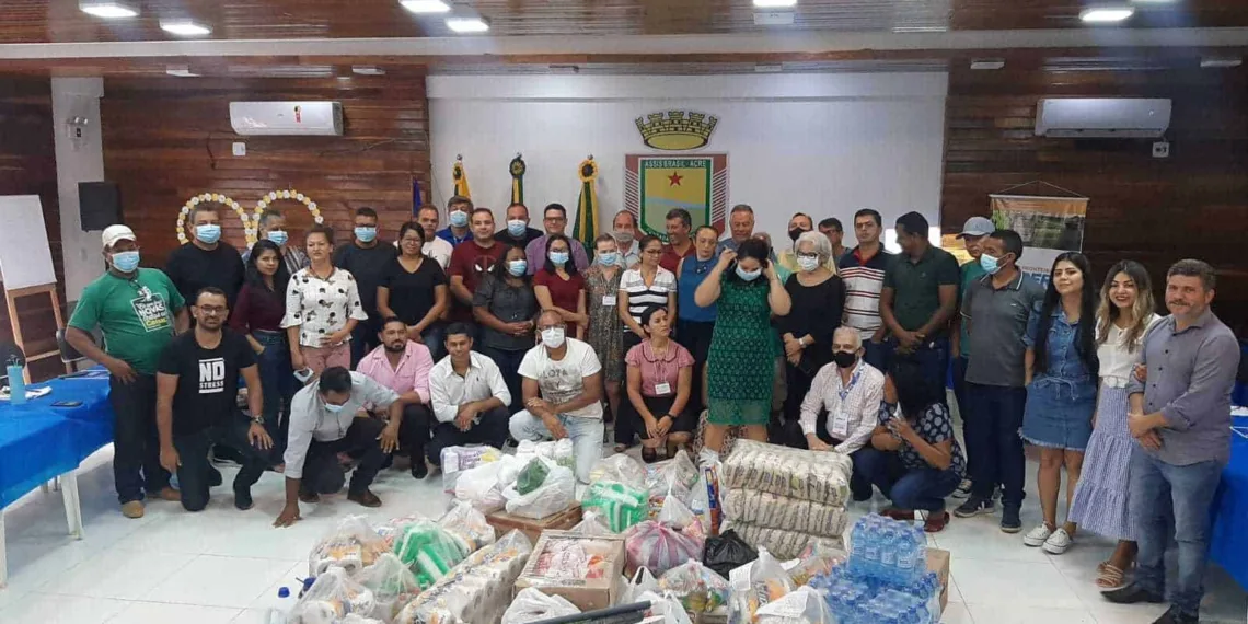 Em Assis Brasil, projeto LIDER do Sebrae realiza doação à Cáritas Diocesana