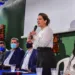 Mara Rocha, no ato do PL, em Rio Branco