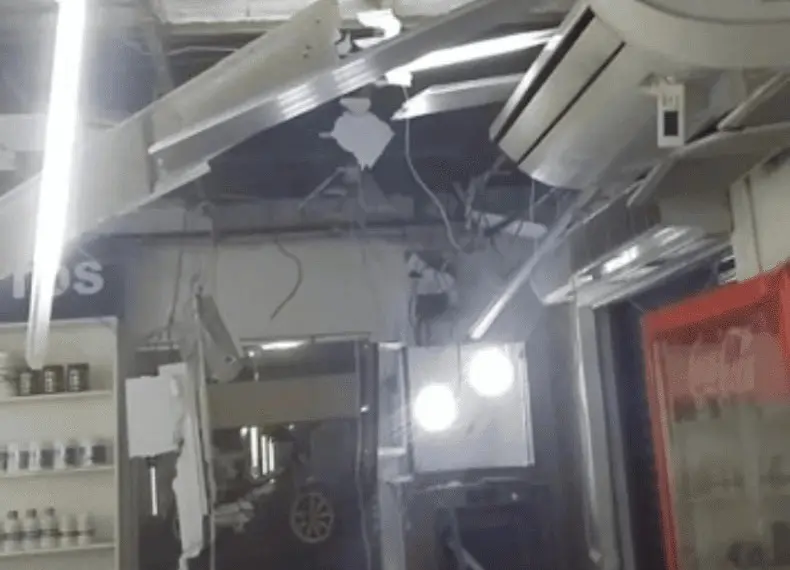 assalto farmácia explode caixa (Foto: ContilNet)